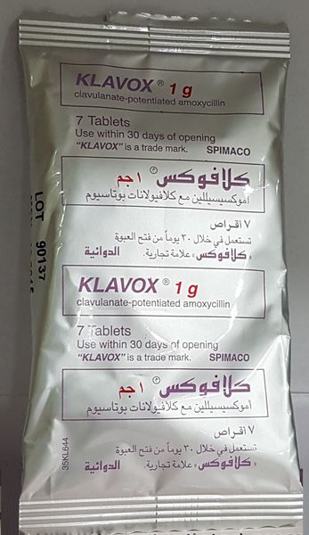 Klavox Tablets 1g